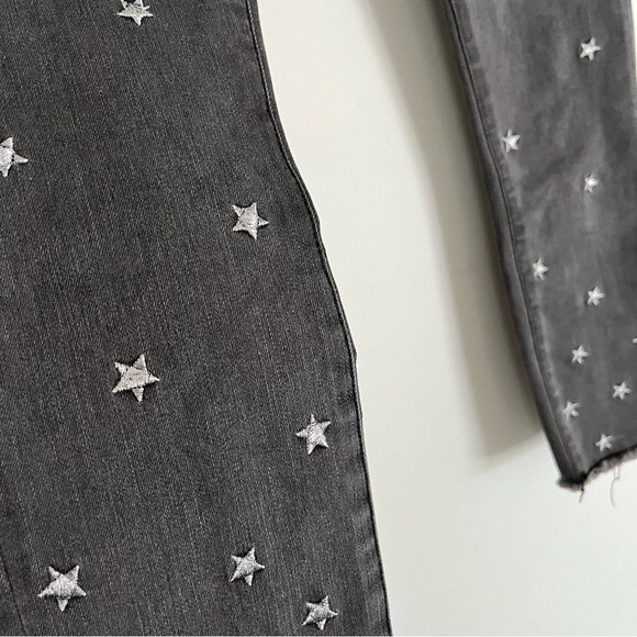 Abercrombie & Fitch Star Mid-Rise Super Skinny Black Ankle Jeans, Size 25 - Picture 8 of 14